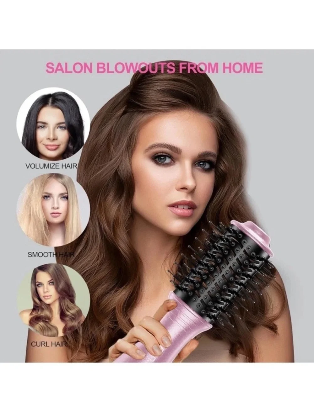 2-Inch Hot Air Styling Brush in Light Purple new in box